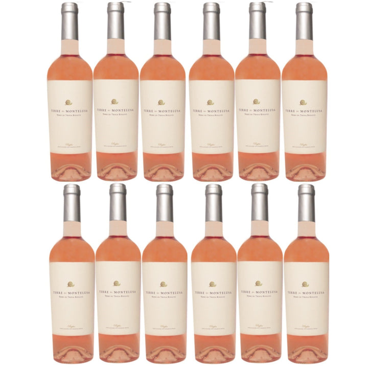 Terre di Montelusa Nero di Troia Rosato Puglia Roséwein veganer Wein halbtrocken IGT Italien (12 x 0.75l) - Versanel -