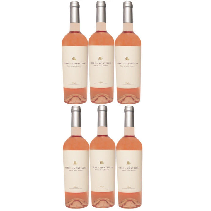 Terre di Montelusa Nero di Troia Rosato Puglia Roséwein veganer Wein halbtrocken IGT Italien (6 x 0.75l) - Versanel -