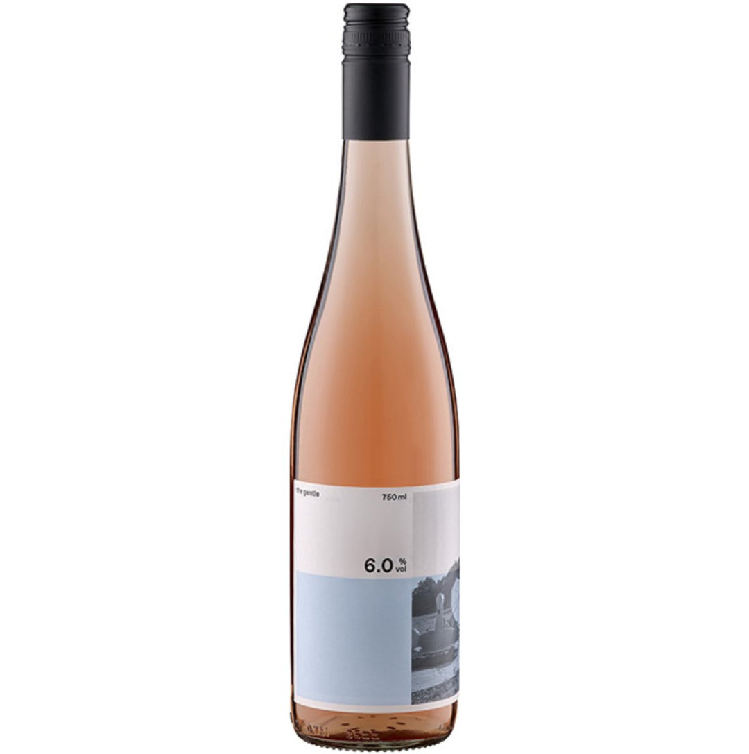 The gentle wine pink low alcohol Roséwein Wein halbtrocken vegan Rheingau Deutschland (1 x 0,75 l) - Versanel -