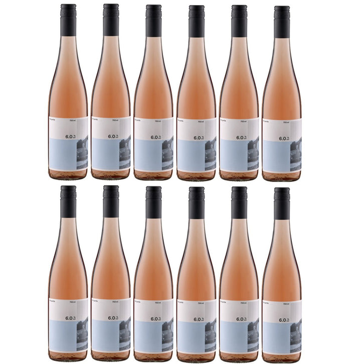 The gentle wine pink low alcohol Roséwein Wein halbtrocken vegan Rheingau Deutschland (12 x 0,75 l) - Versanel -