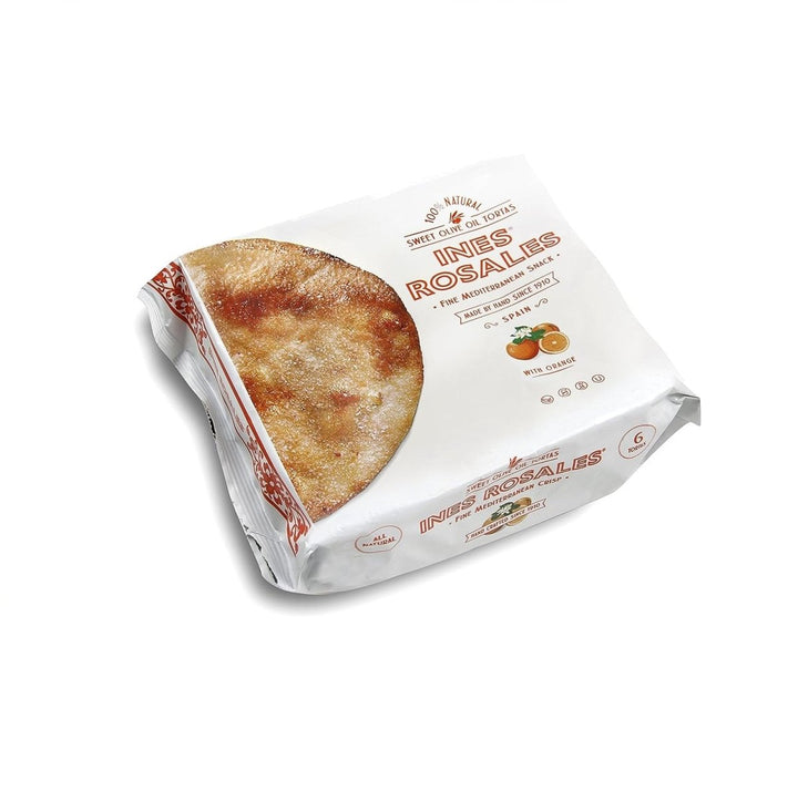 Tortas Ines Rosales | Salzgebäck mit Orangen Geschmack | laktosefrei & vegan (1 x120g) - Versanel -