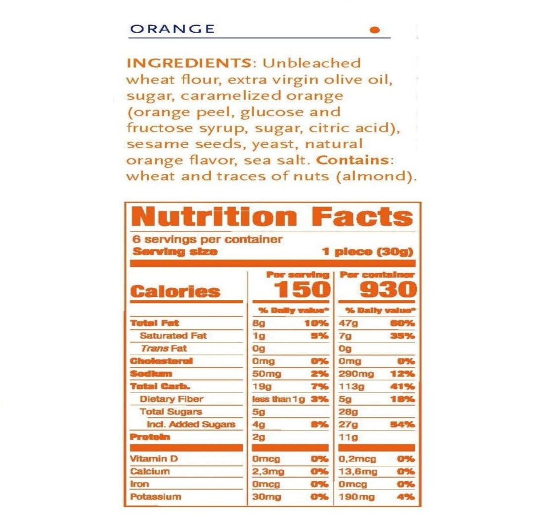 Tortas Ines Rosales | Salzgebäck mit Orangen Geschmack | laktosefrei & vegan (2 x120g) - Versanel -