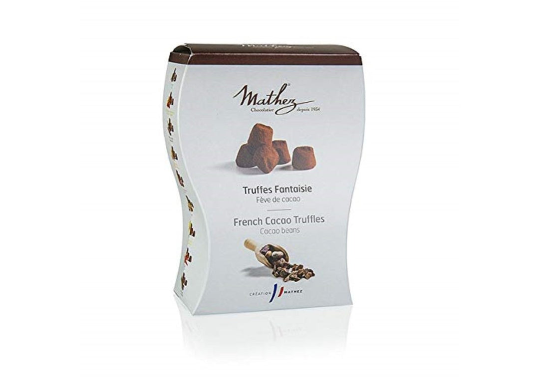 Trüffelkonfekt - Pralinen, mit Kakaobohnensplittern, Mathez,(1 x 250 g) - Versanel -
