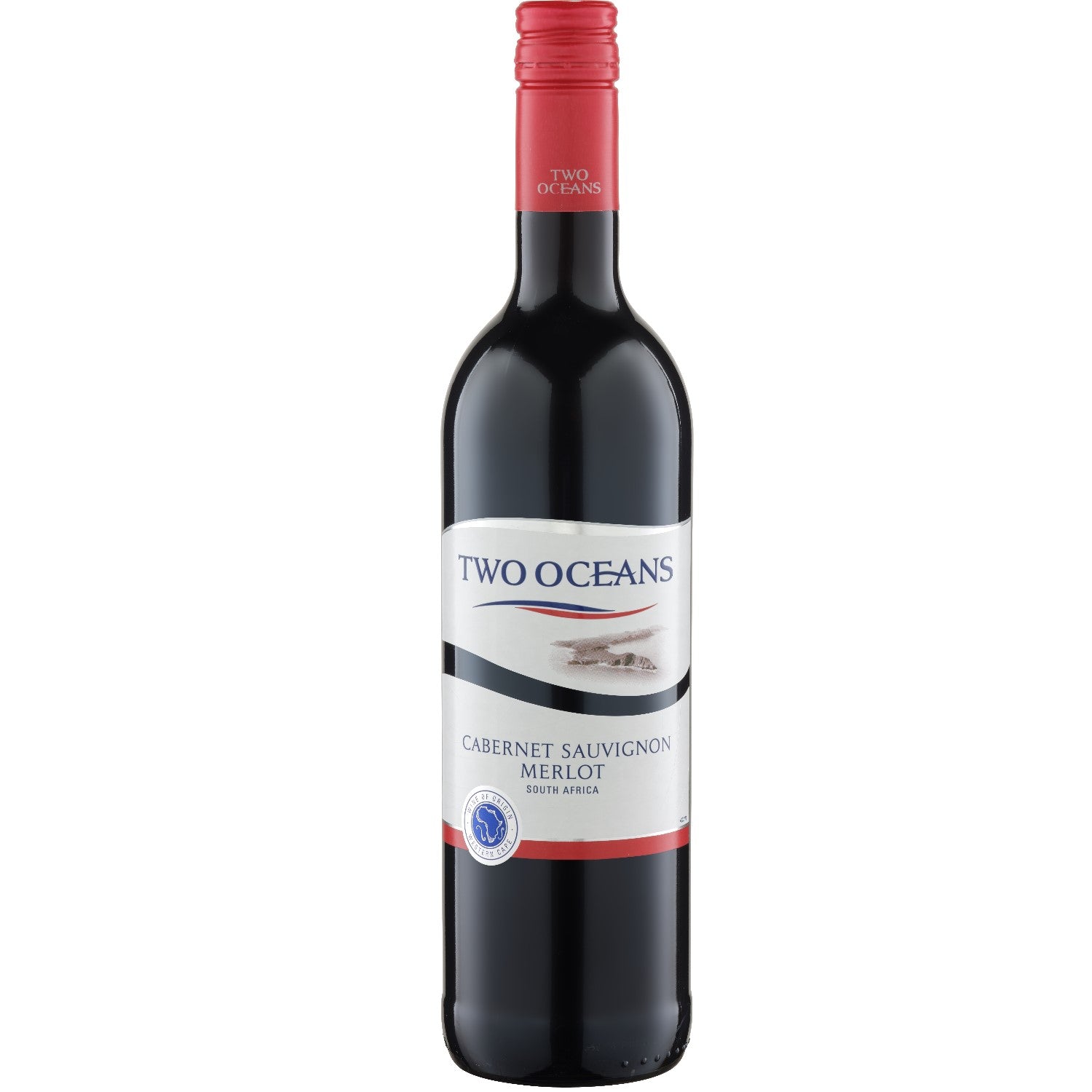 Two Oceans Cabernet Sauvignon Merlot Rotwein Wein süß Südafrika (12 x 0.75l) - Versanel -