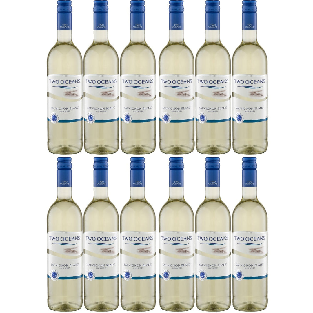 Two Oceans Sauvignon Blanc Weißwein Wein trocken Südafrika (12 x 0.75l) - Versanel -