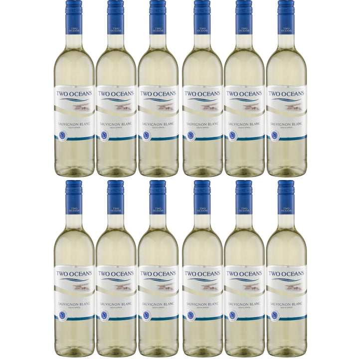 Two Oceans Sauvignon Blanc Weißwein Wein trocken Südafrika (12 x 0.75l) - Versanel -