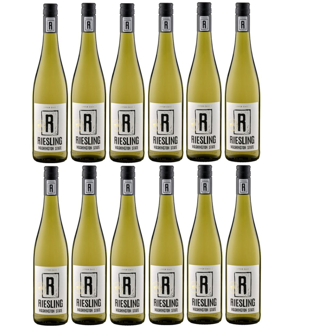 UPPER CASE R Riesling Washington State Weisswein Wein Trocken USA (12 x 0,75l) - Versanel -