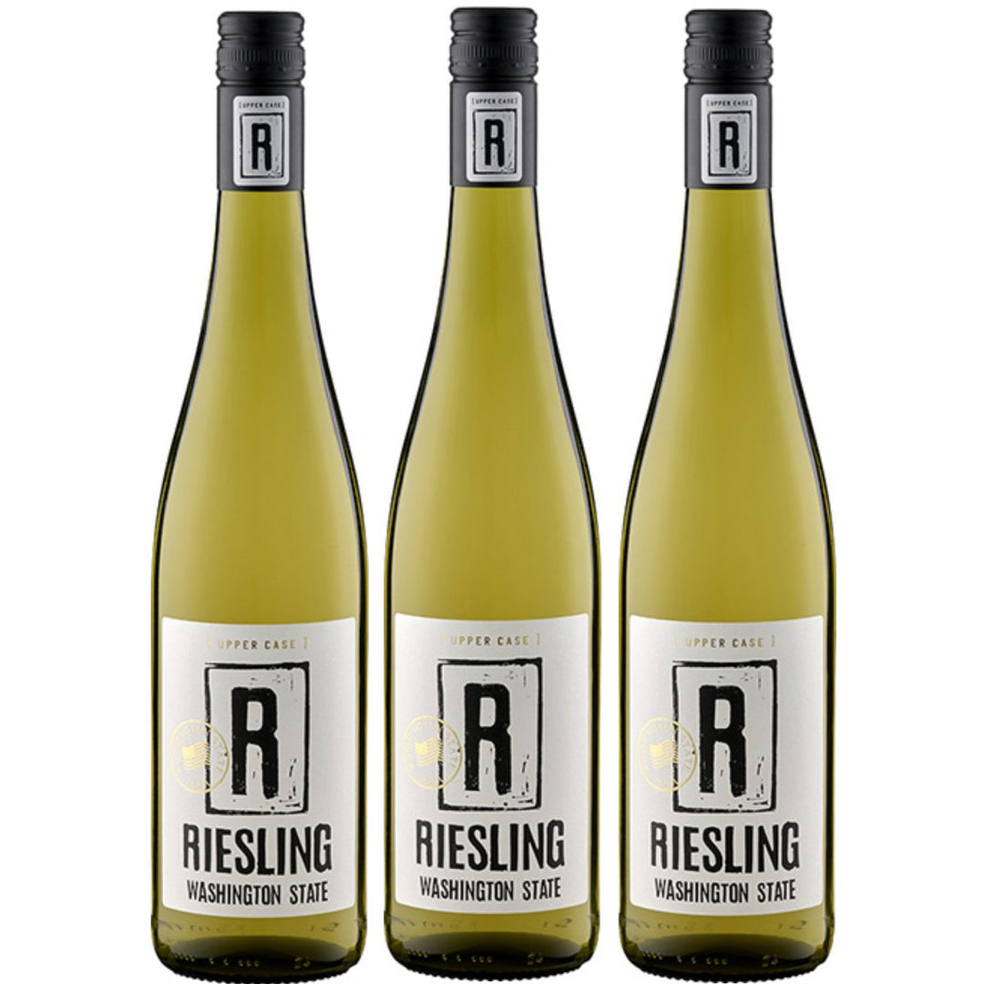 UPPER CASE R Riesling Washington State Weisswein Wein Trocken USA (3 x 0,75l) - Versanel -