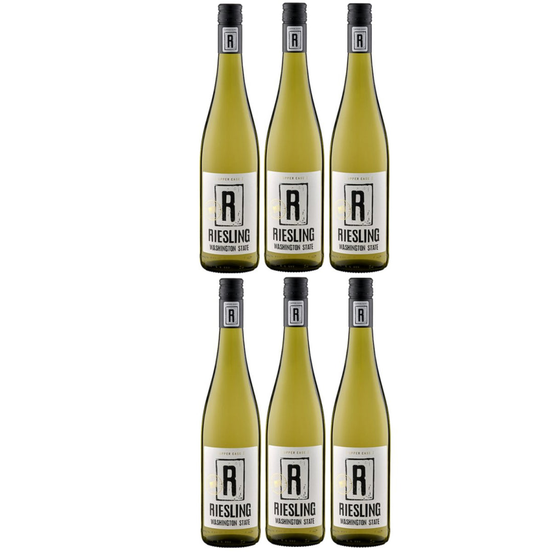 UPPER CASE R Riesling Washington State Weisswein Wein Trocken USA (6 x 0,75l) - Versanel -