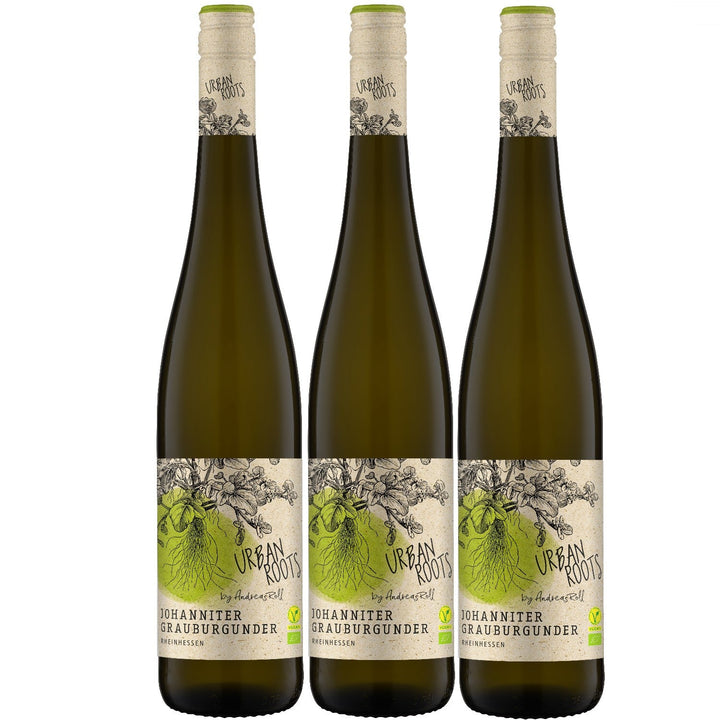 Urban Roots Weißwein Wein trocken Deutschland (3 x 0.75l) - Versanel -