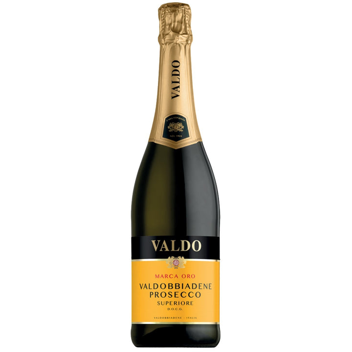 Valdo Marca Oro Prosecco Superiore di Valdobbiadene Spumante DOCG extra trocken Italien (6 x 0,75l - Versanel -