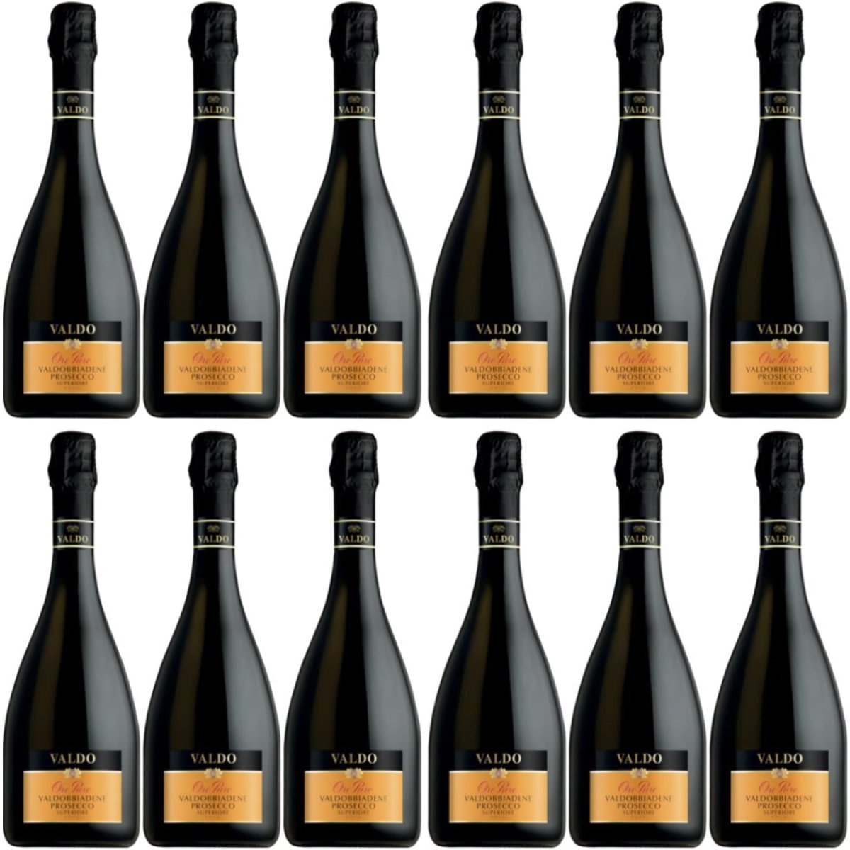 Valdo Oro Puro Prosecco Superiore di Valdobbiadene Spumante DOCG brut Italien (12 x 0,75l) - Versanel -