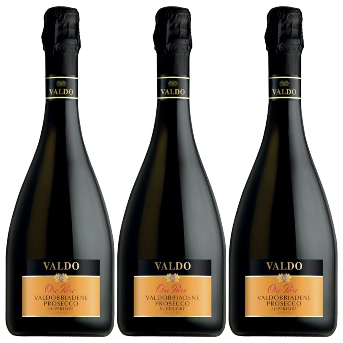 Valdo Oro Puro Prosecco Superiore di Valdobbiadene Spumante DOCG brut Italien (3 x 0,75l) - Versanel -