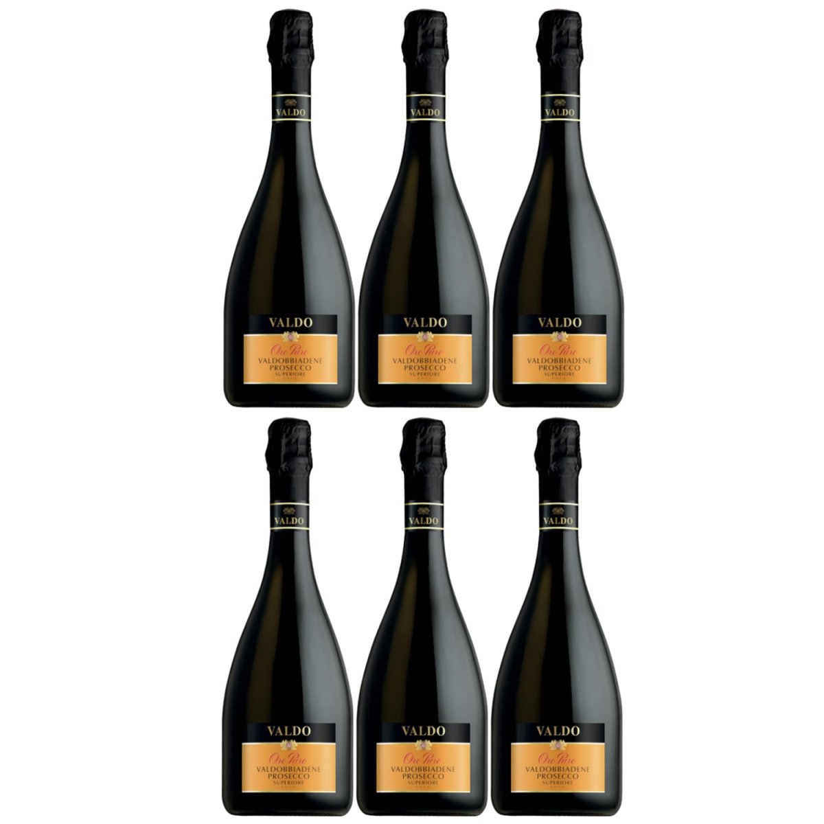 Valdo Oro Puro Prosecco Superiore di Valdobbiadene Spumante DOCG brut Italien (6 x 0,75l) - Versanel -