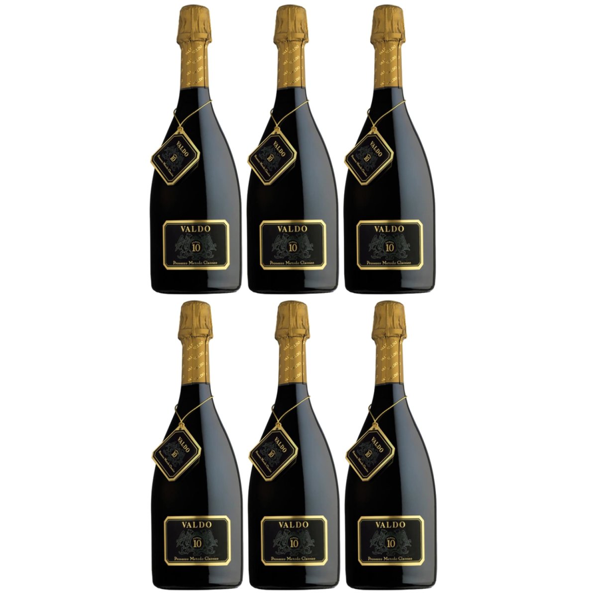 Valdo Prosecco Spumante Metodo Classico Brut Numero 10 Italien (6 x 0,75l) - Versanel -