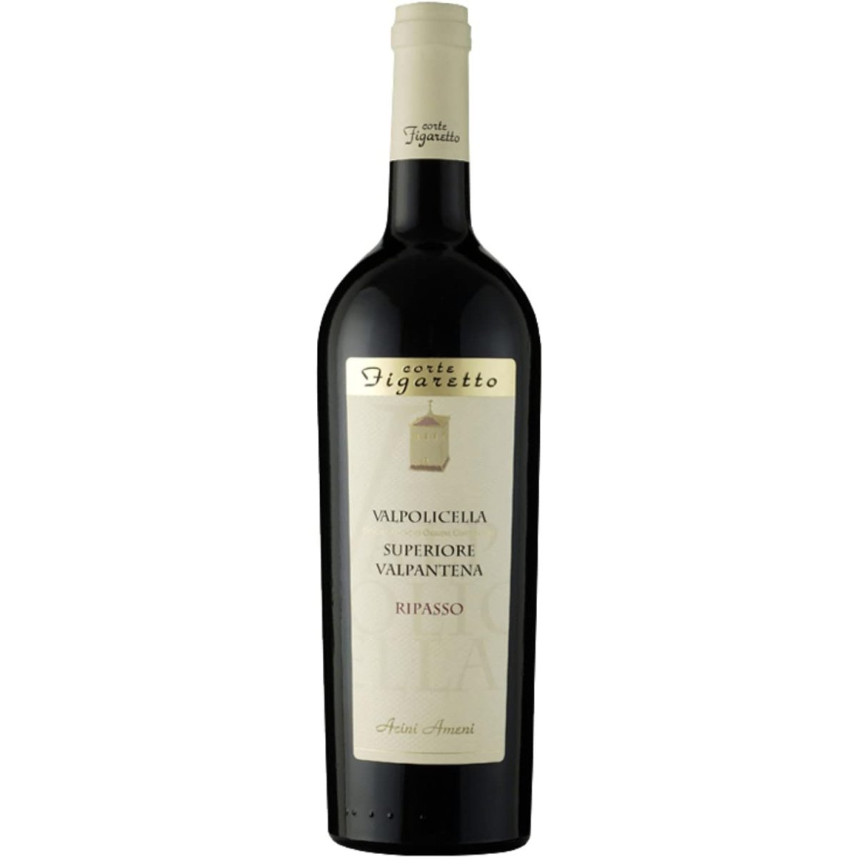 Valpantena Ripasso Valpolicella Superiore DOC Corte Figaretto Rotwein Wein trocken Italien (12 x 0,75l) - Versanel -