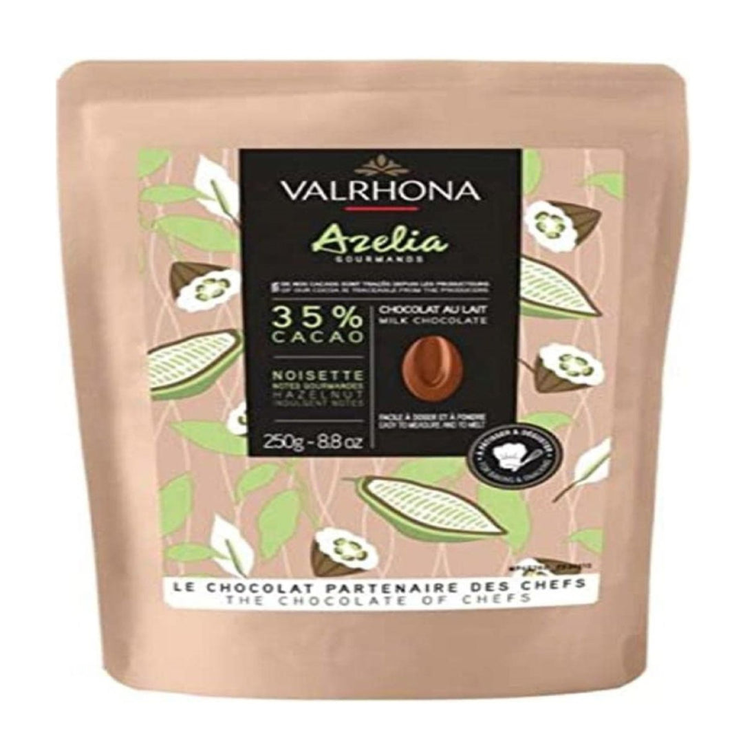 Valrhona Azelia, Haselnuss Couverture, 35%, Callets (4 x 250 g.) - Versanel -