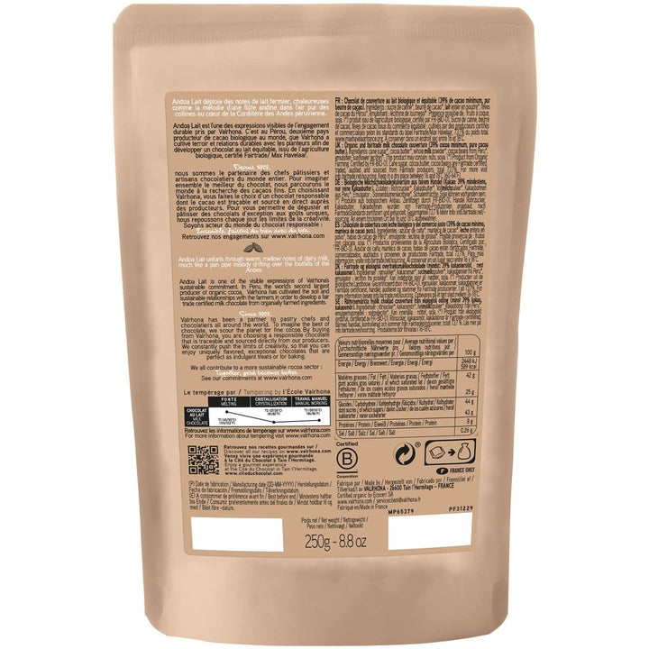 Valrhona Inspiration Passionsfruchtspezialität mit Kakaobutter, Callets, 250 g - Versanel -