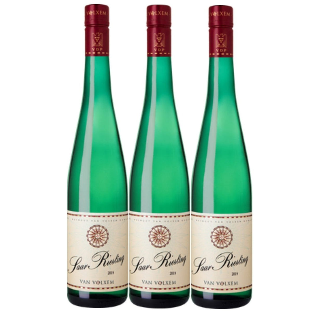 Van Volxem Saar Riesling Weißwein veganer Wein trocken QbA Deutschland (3 x 0.75l) - Versanel -