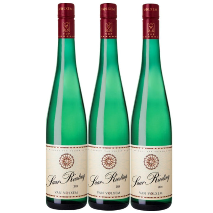 Van Volxem Saar Riesling Weißwein veganer Wein trocken QbA Deutschland (3 x 0.75l) - Versanel -