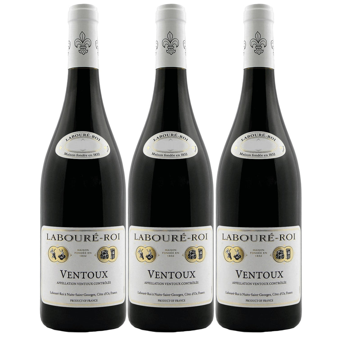 Ventoux Labouré-Roi AOC Rotwein Wein trocken Frankreich I Visando Paket (3 x 0,75l) - Versanel -