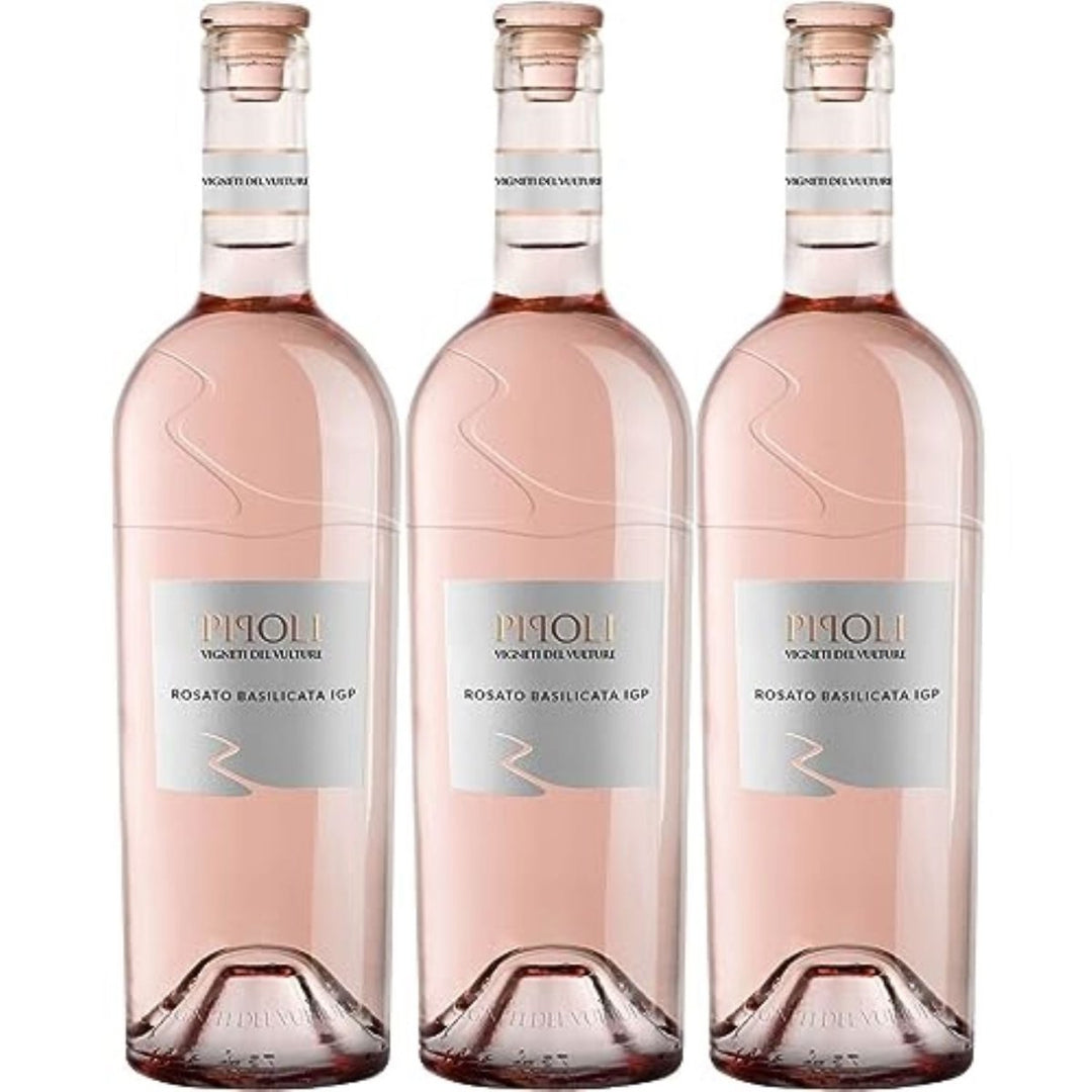 Vigneti del Vulture Pipoli Rosato Basilicata I.G.P. Roséwein Wein Trocken Italien (3 x 0,75l) - Versanel -