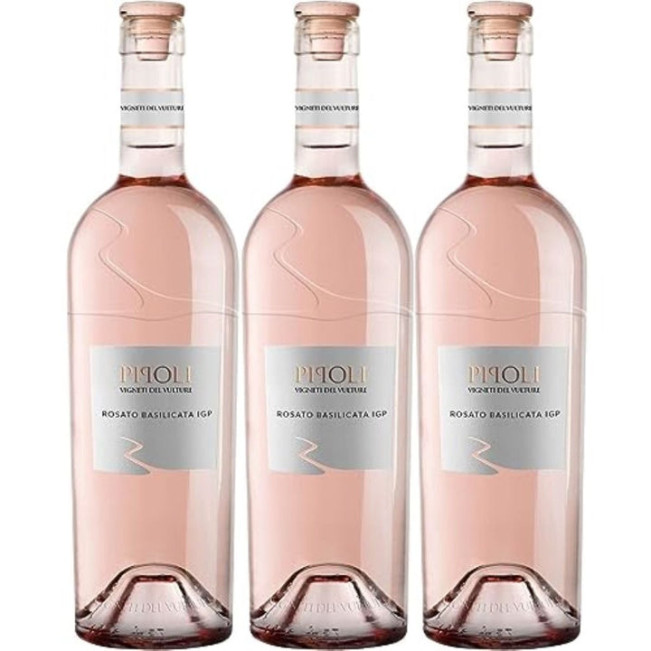 Vigneti del Vulture Pipoli Rosato Basilicata I.G.P. Roséwein Wein Trocken Italien (3 x 0,75l) - Versanel -