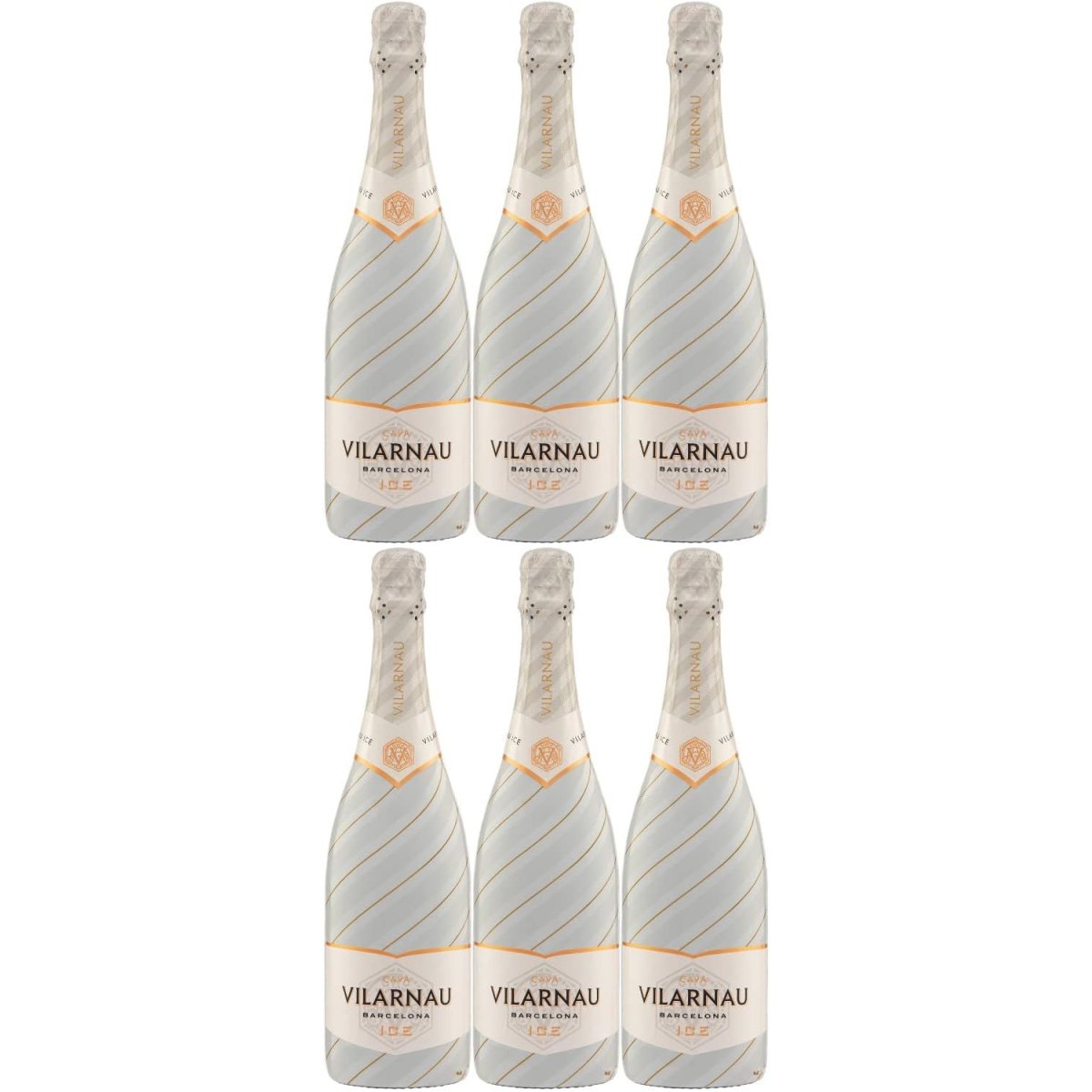 Vilarnau Ice Schaumwein Weißwein Wein trocken Spanien (6 x 0,75l) - Versanel -