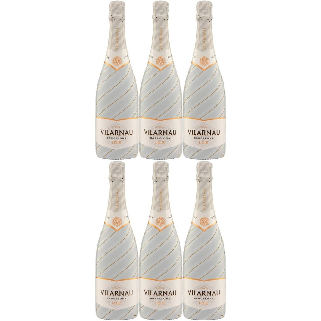 Vilarnau Ice Schaumwein Weißwein Wein trocken Spanien (6 x 0,75l) - Versanel -