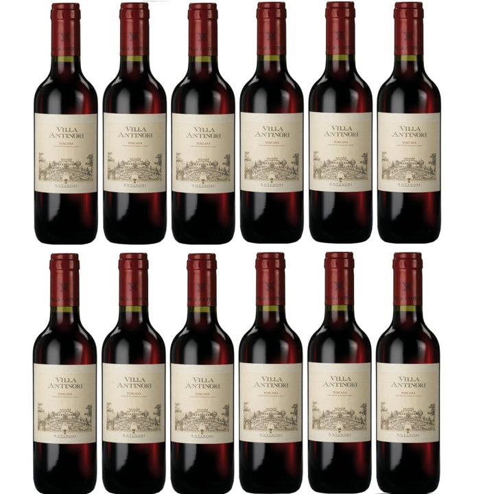 Villa Antinori Rosso Toscana IGT Rotwein Wein Trocken Italien (12 x 0,375l) - Versanel -