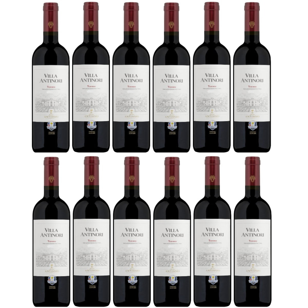 Villa Antinori Rosso Toscana IGT Rotwein Wein Trocken Italien (12 x 0,75l) - Versanel -