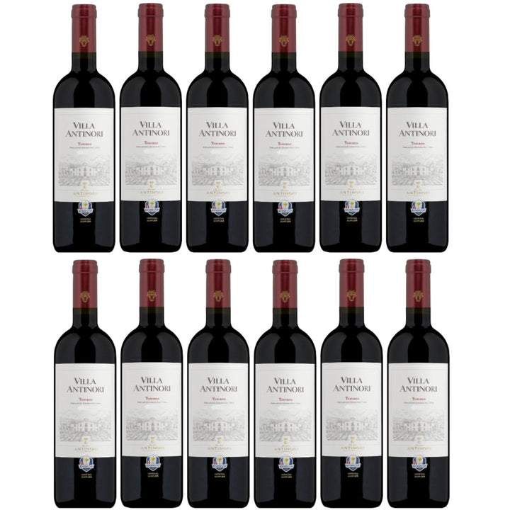Villa Antinori Rosso Toscana IGT Rotwein Wein Trocken Italien (12 x 0,75l) - Versanel -