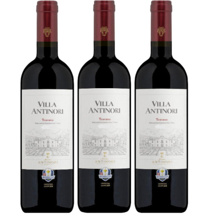 Villa Antinori Rosso Toscana IGT Rotwein Wein Trocken Italien (3 x 0,75l) - Versanel -