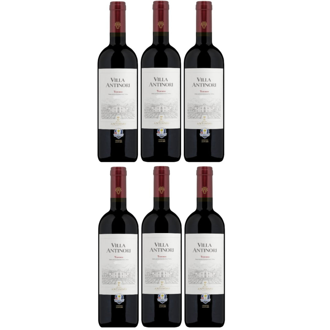 Villa Antinori Rosso Toscana IGT Rotwein Wein Trocken Italien (6 x 0,75l) - Versanel -