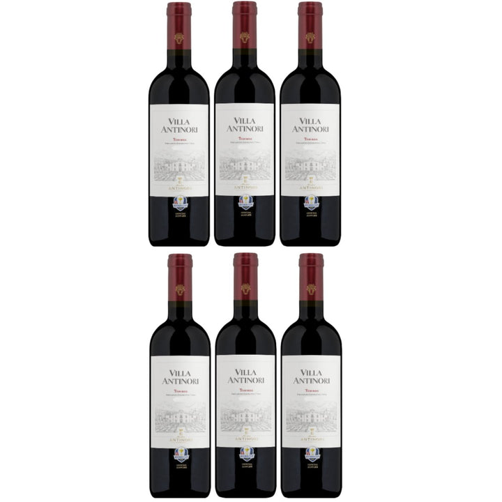 Villa Antinori Rosso Toscana IGT Rotwein Wein Trocken Italien (6 x 0,75l) - Versanel -