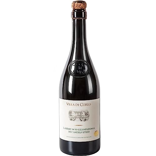 Villa di Corlo Lambrusco Grasparossa di Castelvetro Secco DOC Rotwein Wein Trocken Italien (6 x 0,75l) - Versanel -