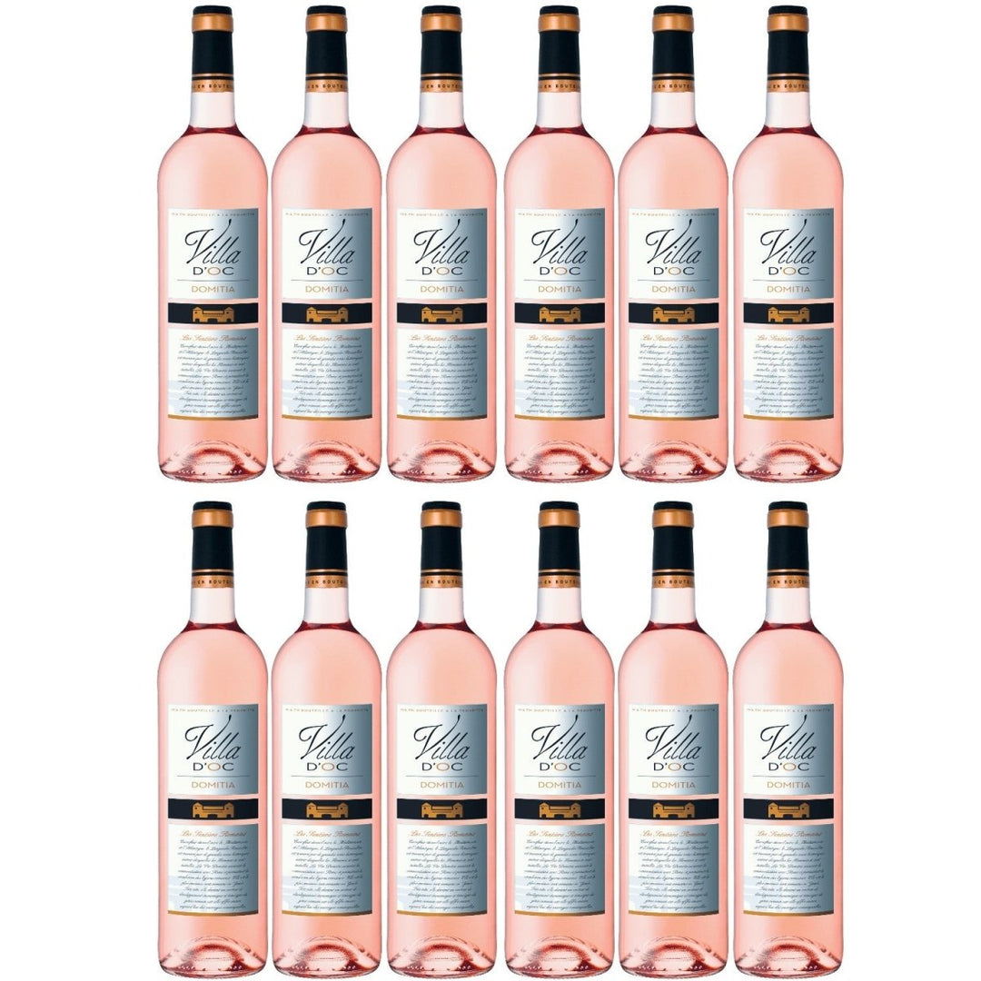 Villa d'Oc rosé Vin de Pays d'Oc Roséwein Wein trocken Frankreich (12 x 0,75l) - Versanel -
