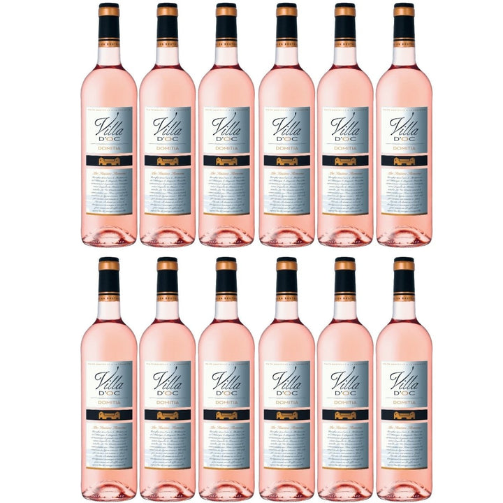 Villa d'Oc rosé Vin de Pays d'Oc Roséwein Wein trocken Frankreich (12 x 0,75l) - Versanel -
