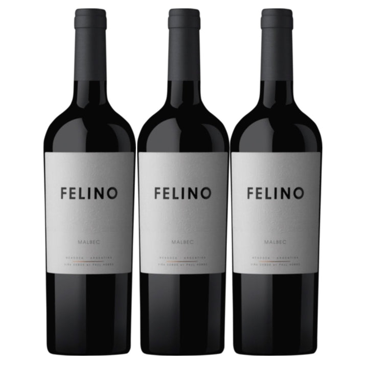 Vina Cobos Felino Malbec Mendoza Rotwein trocken Argentinien (3 x 1.5l) - Versanel -