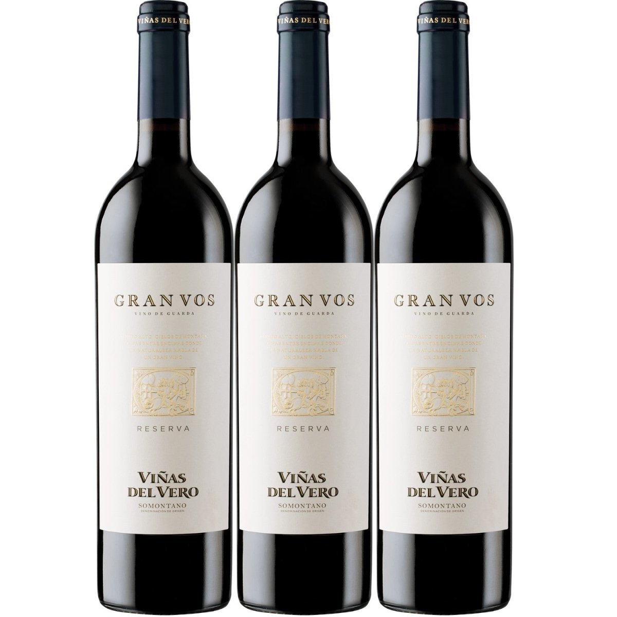 Viñas del Vero Gran Vos Rotwein Wein trocken Somontano Spanien (3 Flaschen) - Versanel -