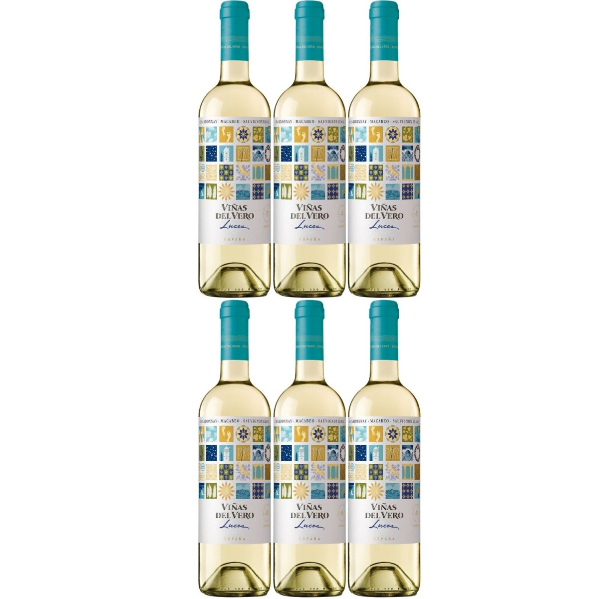 Viñas del Vero Luces Blanco Weißwein Wein trocken Somontano Spanien (6 Flaschen) - Versanel -