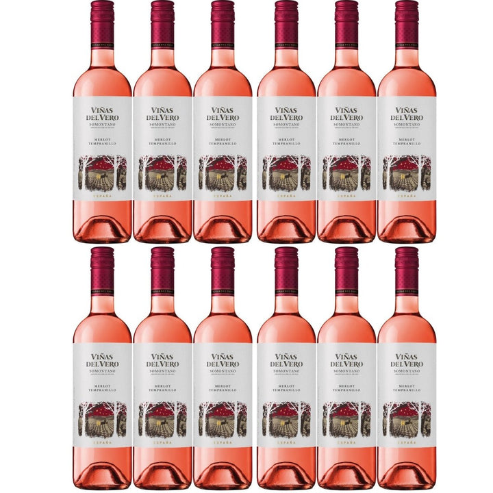 Viñas del Vero Rosado Roséwein Wein trocken Somontano Spanien (12 Flaschen) - Versanel -