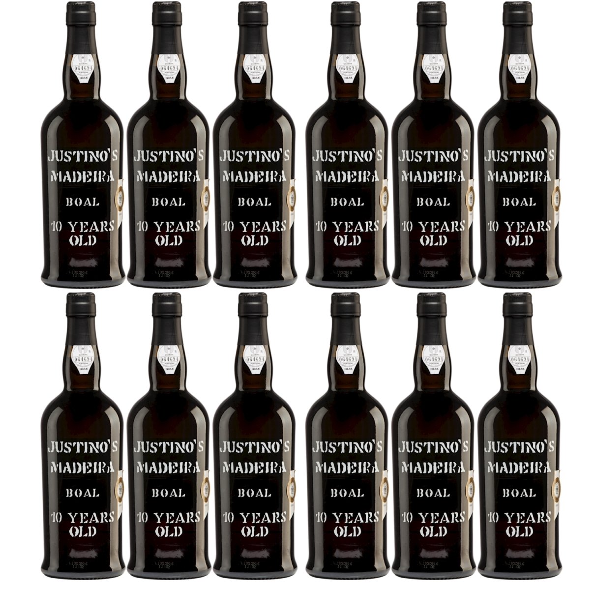 Vinhos Justino Henriques Justino's Boal 10 Years Old Madeira Likörwein süß Portugal (12 Flaschen) - Versanel -