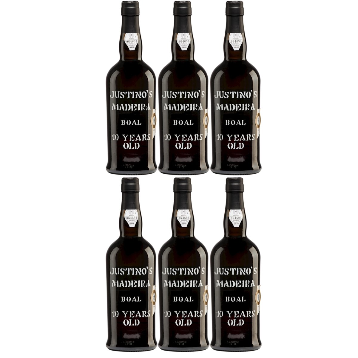 Vinhos Justino Henriques Justino's Boal 10 Years Old Madeira Likörwein süß Portugal (6 Flaschen) - Versanel -