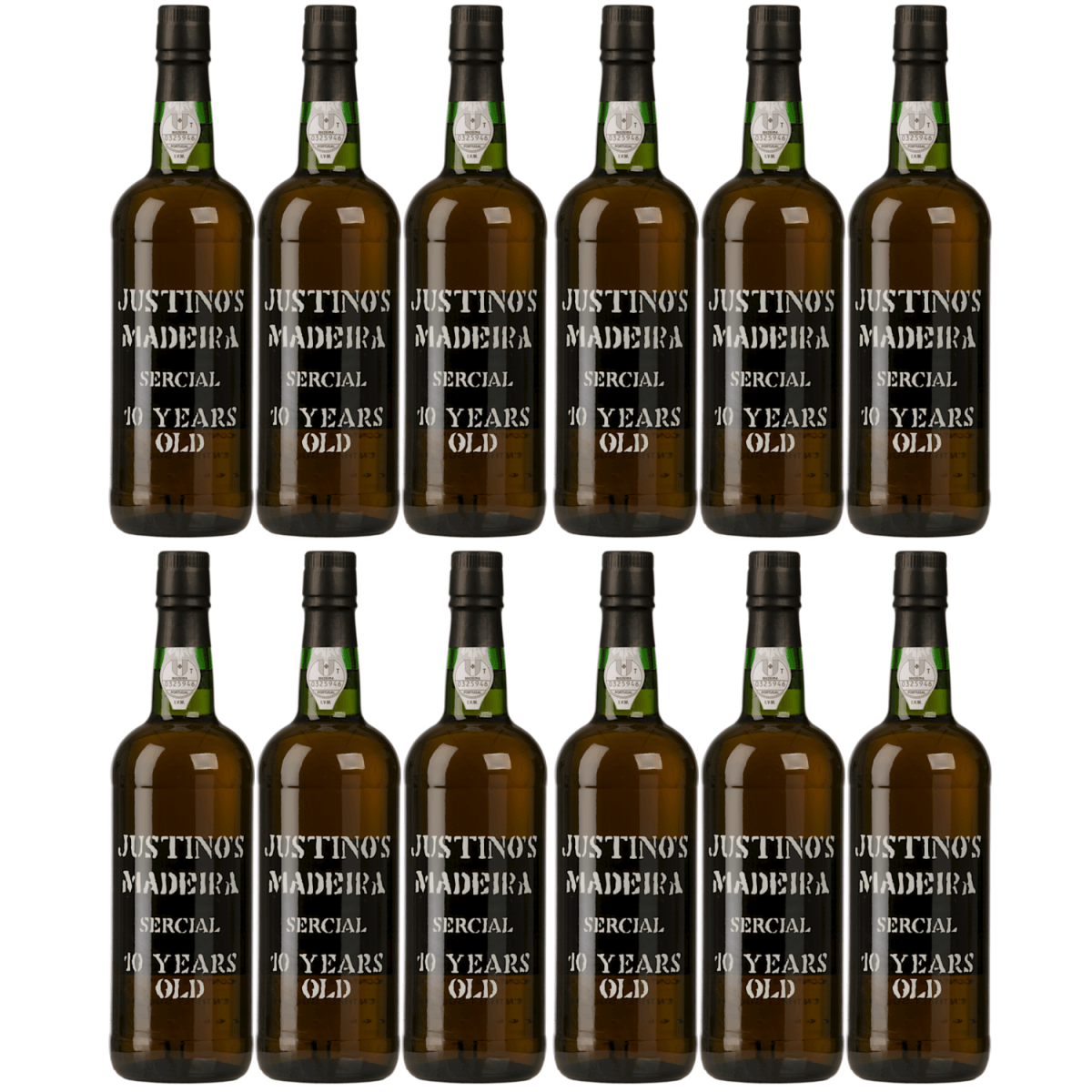 Vinhos Justino Henriques Justino's Sercial 10 Years Old Madeira Likörwein trocken Portugal (12 Flaschen) - Versanel -