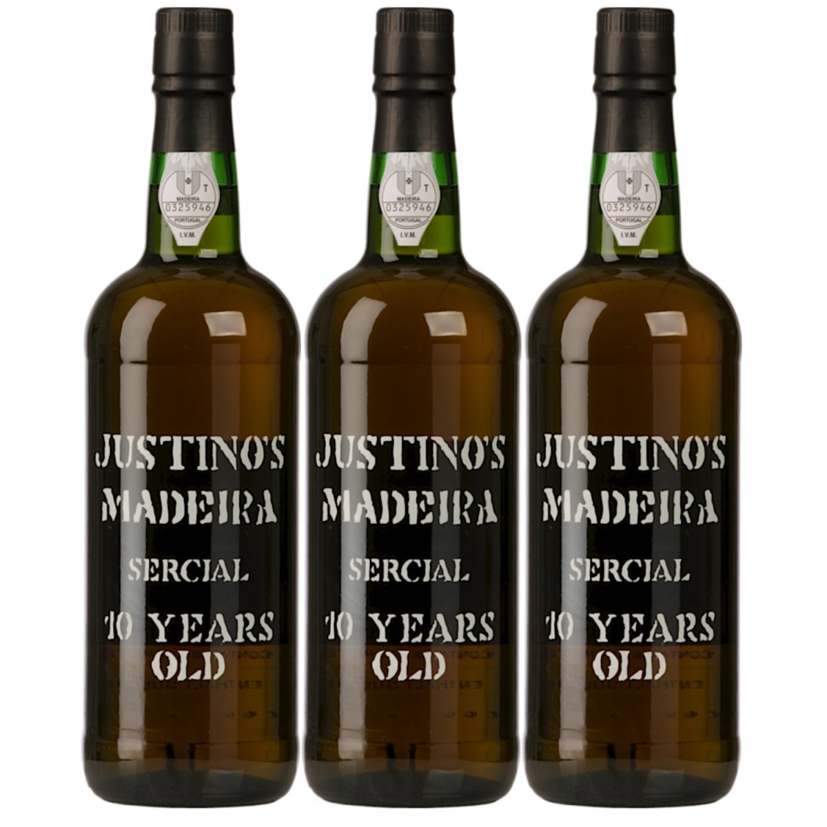 Vinhos Justino Henriques Justino's Sercial 10 Years Old Madeira Likörwein trocken Portugal (3 Flaschen) - Versanel -