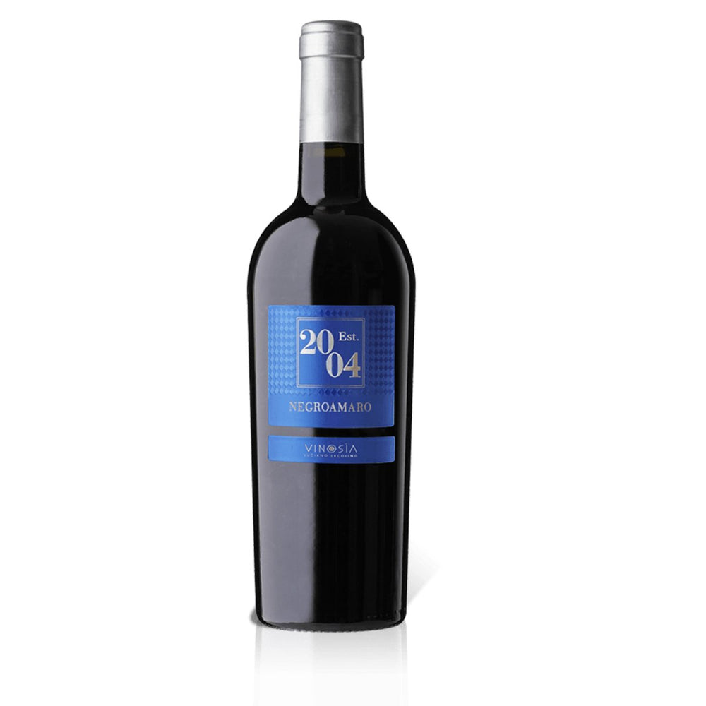 Vinosía Est. 2004 Negroamaro Salento IGT Rotwein Wein Trocken Italien (12 x 0,75l) - Versanel -