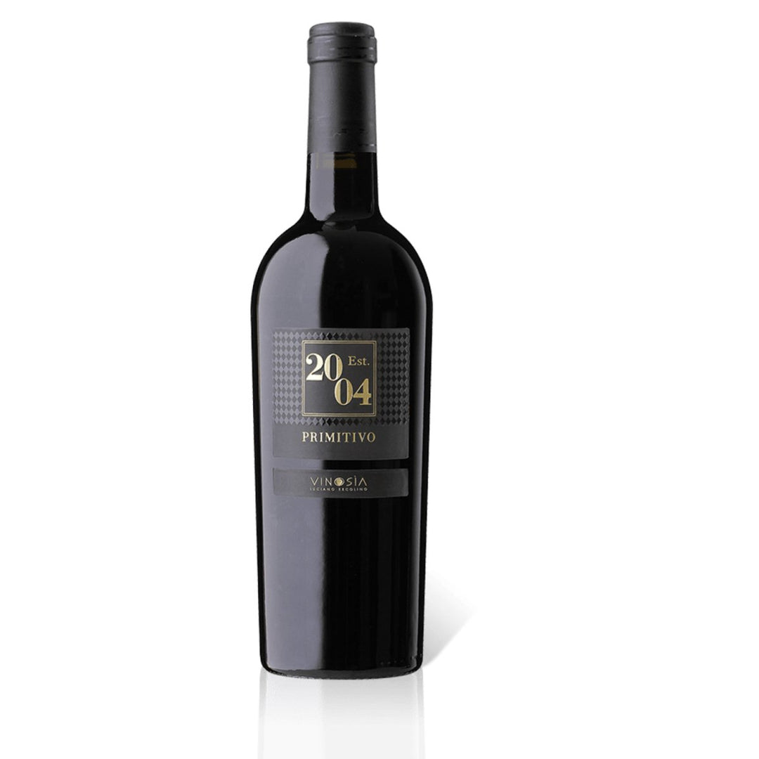 Vinosía Est. 2004 Primitvo Salento IGT Rotwein Wein Trocken Italien (12 x 0,75l) - Versanel -