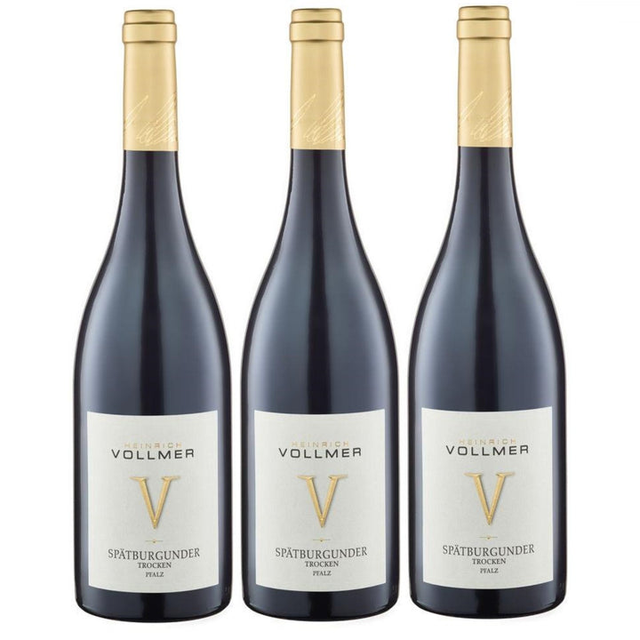 Vollmer 50 HL Spätburgunder Rotwein Wein trocken Deutschland (3 x 0.75l) - Versanel -