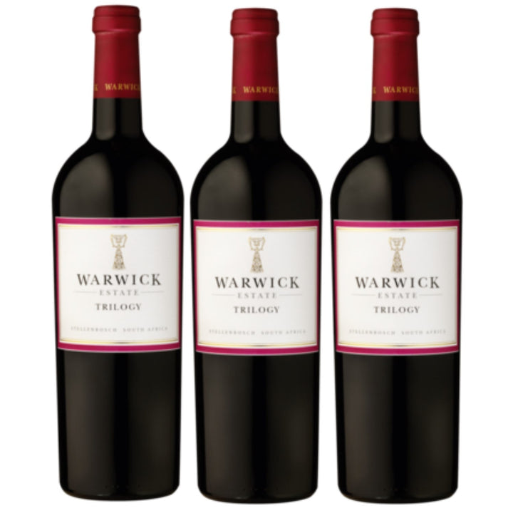 Warwick Estate Trilogy Stellenbosch Rotwein Wein trocken Südafrika (3 x 0.75l) - Versanel -